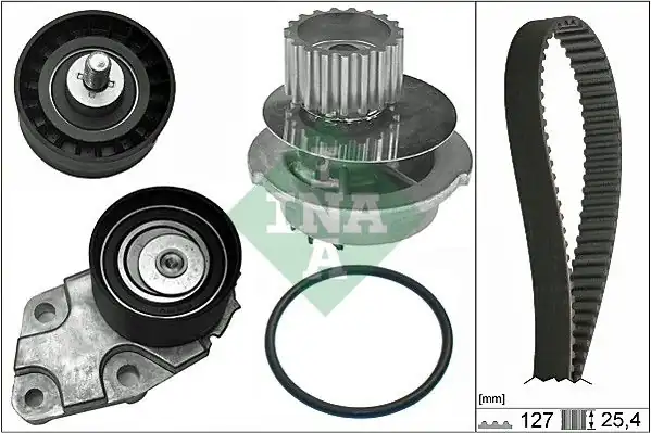 İna 530033231 Su Pompası Triger Seti Daewoo Cielo Espero Lanos Nubira Chevrolet Rezzo