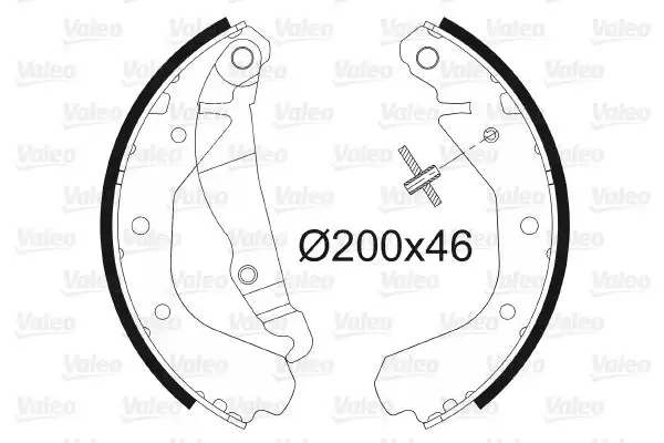 Valeo 562038 Pabuç Balata Opel Vectra A Kadett D E Ascona C 79 88