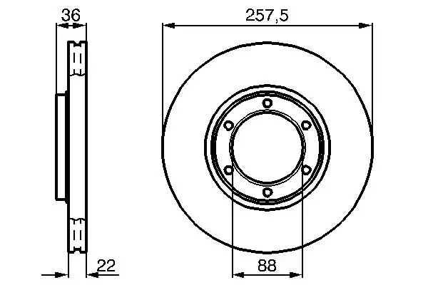 Bosch 0986478596 Ön Fren Aynası Isuzu Gemini 1 6 90 93 Tfr Tfs 2 2 91 99 Trooper 4x4 91 96 D Max 2 5 02 1 2 Adet