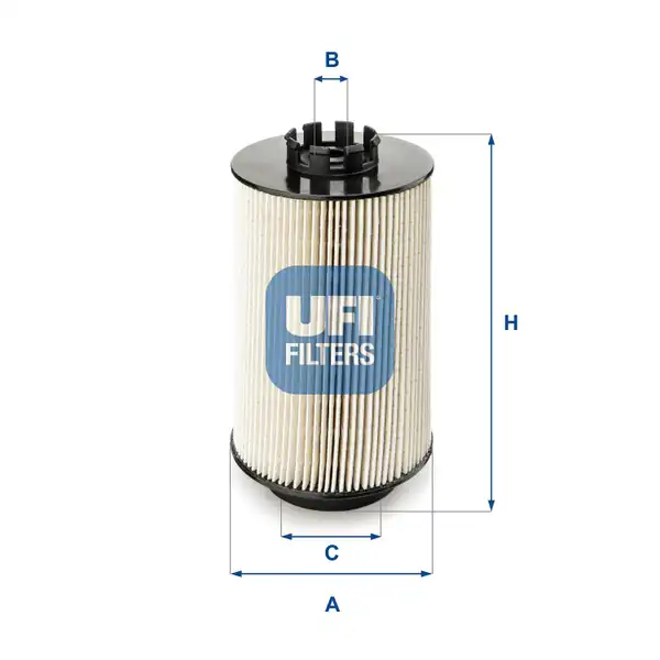 UFI 26-011-00 | Yakıt Filtresi Man Tgl 12 180 D0834 05 Tgx Tgs D2066 D2676 07 Tga 18 430 D2066 04 Temsa Diamond