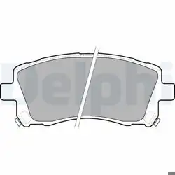 DELPHI LP1663 | Fren Balatası Ön Akebono (Subaru Impreza-Forester-Outback 2.0 Awd)