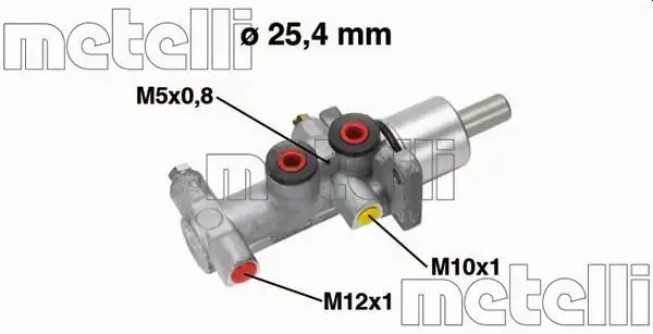 METELLİ 05-0554 | Ana Merkez Alüminyum Arka 25 40mm Opel Vivaro 1 9 Dtı 2 0 CDTI 2001 Renault Traffic II 1 9 D