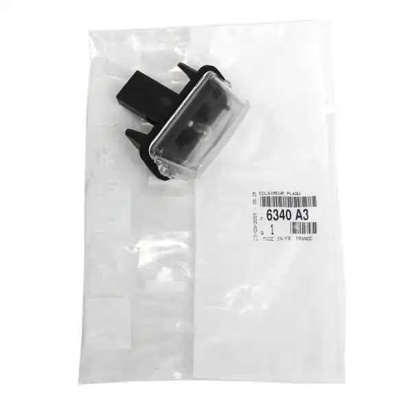 Psa 6340 A3 Peugeot 206 1998 2011 Arka Plaka Lambası Orijinal 207 306 307 308 Partner