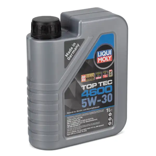 LIQUI MOLY 5W-30 Top Tec 4600 Tam Sentetik Motor Yağı 1 Litre (2315)