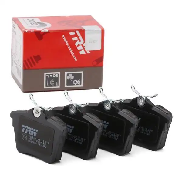 TRW GDB1596 | Arka Fren Balata Peugeot 407 607 Citroen C5 III 86mm