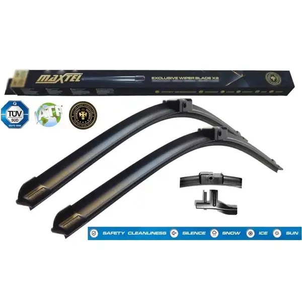 MAXTEL 12107302 | Opel Corsa D E Ön Silecek Seti Muz Tipi Yansanayi 9716