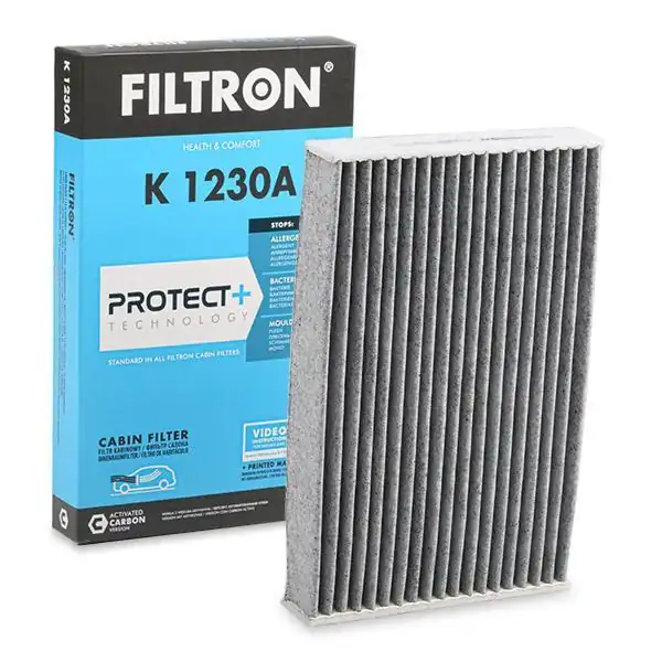 FILTRON K1230A | Polen Filtresi Renault Megane 3 10 15 Fluence Juke Pulsar Sentra Karbonlu