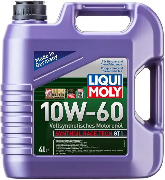 LIQUI MOLY 10W-60 | Motor Yağı Synthoil Race Tech Gt1 4 Litre 7535