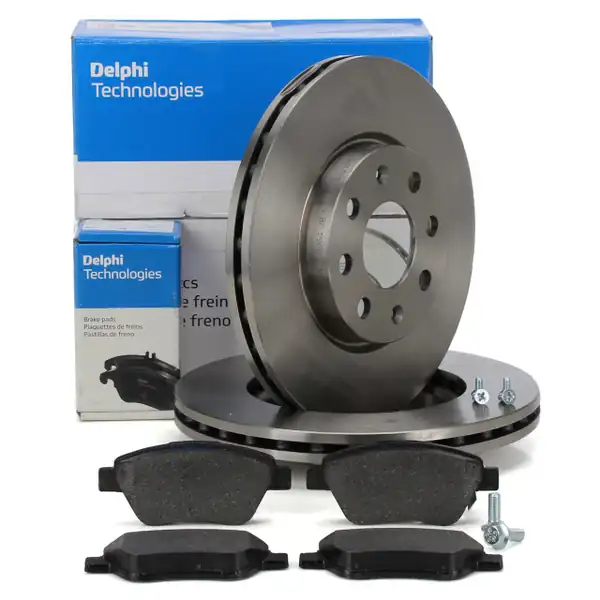 Opel Corsa D 1.2 / 1.4 Benzinli Ön Fren Disk ve Balata Takımı Delphi Marka