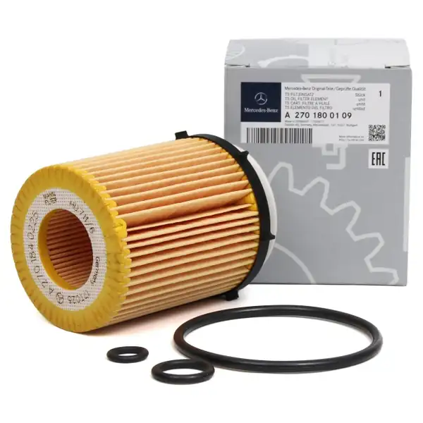 MERCEDES BENZ A2701800109-W176-W204 | W212 W213 W205 C117 X253 270 274 Yağ Filtresi Orijinal