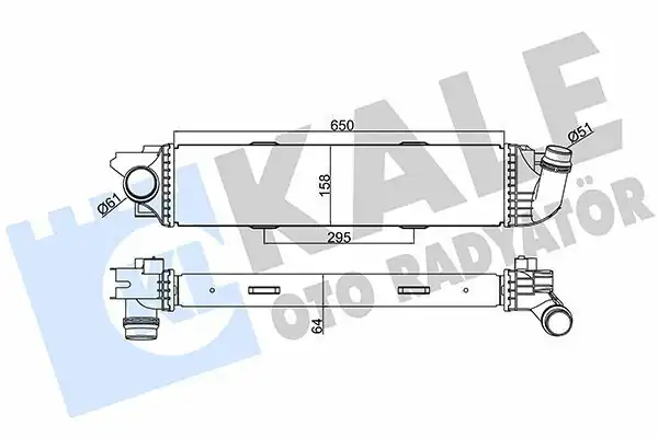 KALE 352480 | Turbo Radyatörü Renault Trafic III Opel Vivaro B Fiat Talento Nissan Nv300 1 6 dCi 14
