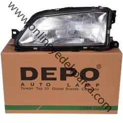 DEPO 550-1114L-LDE | Peugeot 306 1993-1997 Ön Sol Far 93 -