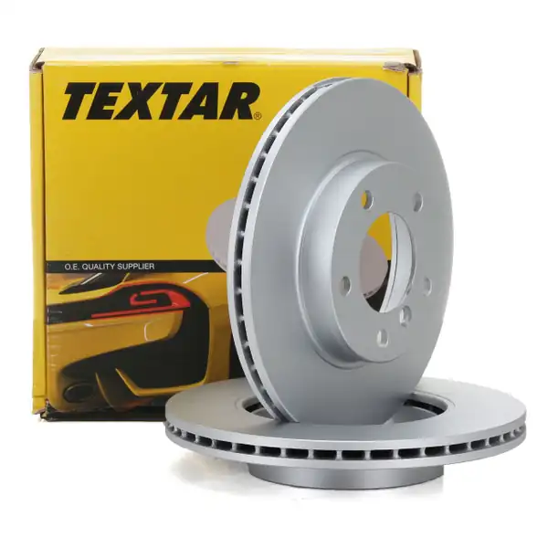 TEXTAR 92055605 | Bmw E46 Kasa 316i 318d 318i 320d 320i Ön Fren Disk Takımı Hava Kanallı 18431