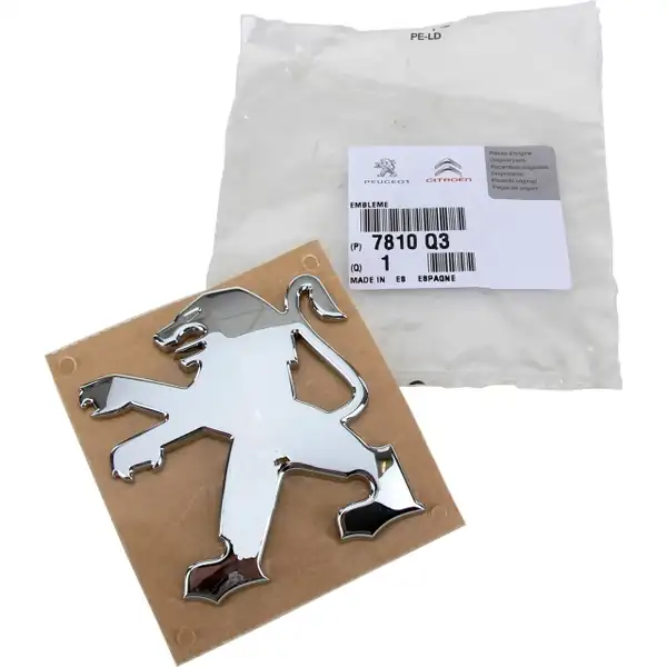 Psa 7810 Q3 Arka Bagaj Aslan Arması Peugeot 207