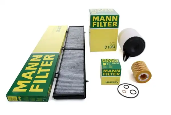 BMW E90 | Kasa 320i Periyodik Bakım Filtre Seti Yağsız Cuk8430 C1361 Hu815 2x