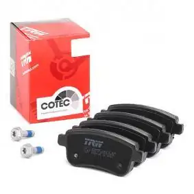 TRW GDB1791 | Renault Fluence Megane III IV Scenic III Clio V Captur İ Duster Arka Fren Balatası Elektronik Park Sistemi 64316