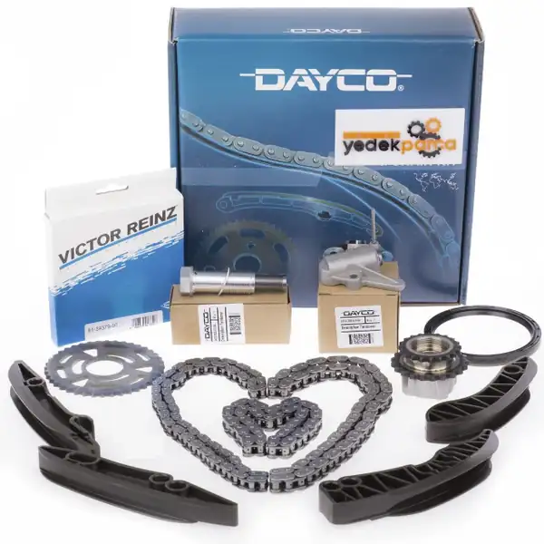 DAYCO KTC1100 | Bmw 4 Serisi F32 Kasa 420d N47 Motor Eksantrik Ve Yağ Pompa Zincir Seti Komple Dişlili Kit