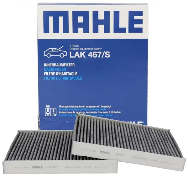 MAHLE LAK467 | S Bmw 5 Seri F10 Kasa Karbonlu Klima Polen Filtresi Bmw F07 F10 F11 F01 F02 F03 F04