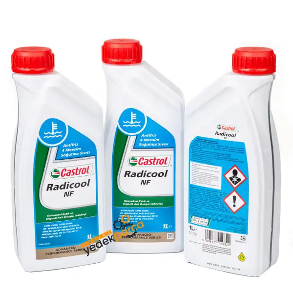 CASTROL 15FE74 | Bmw Mavi Antifiriz NF Onaylı 3 Litre Takım