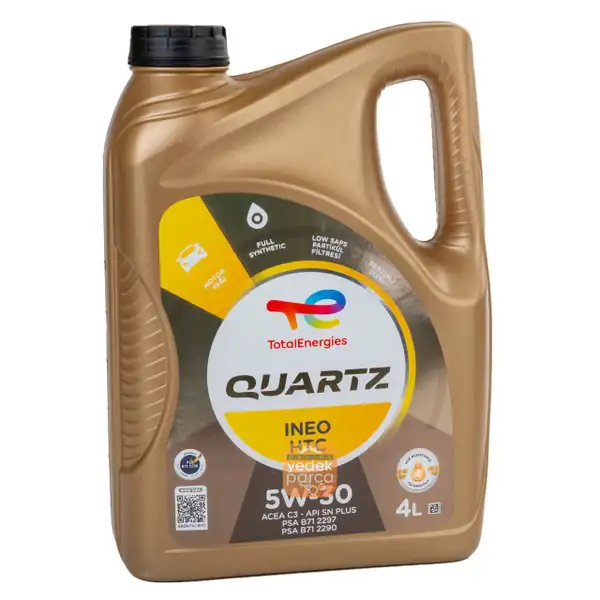 TOTAL 226764 | Quartz İneo HTC 5W-30 Motor Yağı 4 Litre 2025 Tarihli | 1 Adet