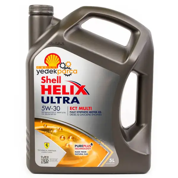 550058158 | Shell Helix Ultra ECT Multi 5W/30 Motor Yağı 5 Litre