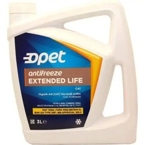 OPET ANTİFİRİZKIRMIZ | Antifreeze Extended Life Kırmızı Antifriz 3 Litre
