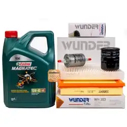 Opel Astra G 1.4 -1.6 Bakım Seti (Polen Geniş Behr Tipi) CASTROL 10W-40 (4LT) Motor Yağlı 1998-2006