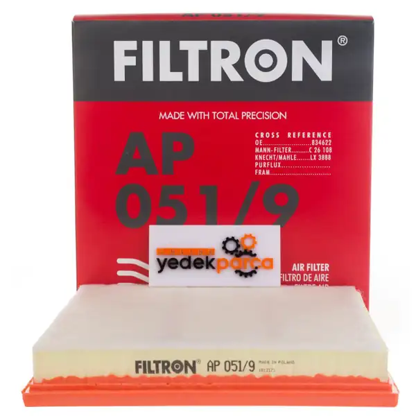 FILTRON AP051-9 | Hava Filtresi Opel Astra J 1 4 1 6 Chevrolet Cruze 1 6 Süngerli