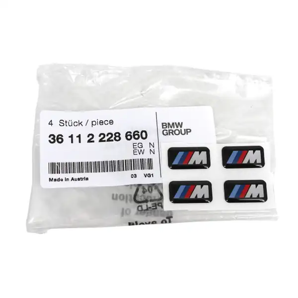 BMW 36112228660 | Jant M Amblemi Takım Orijinal E39 E36 E90 F30 F20 F10 E46