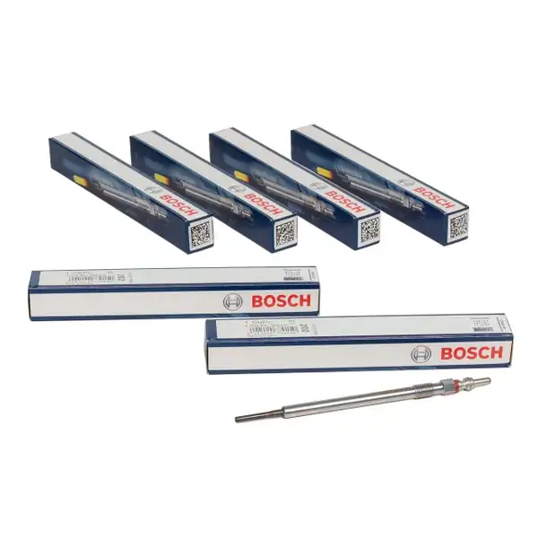 Bosch 0250403008 Kızdırma Bujisi Mercedes W164 W169 W203 W204 W209 W219 W211 W212 W245 W639 6 Adet