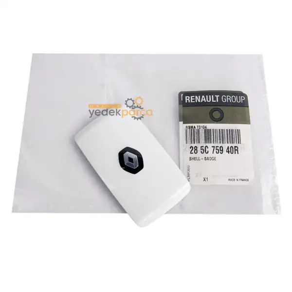 Mais 285c75940r Anahtar Kapağı Renault Talisman 2015 Megane 4 2015 Clio 5 2019 Captur 2 Kadjar Beyaz
