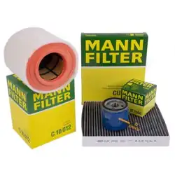 Opel Astra K 1.0 / 1.4 Benzinli Periyodik Bakım Filtre Seti Mann Marka W7056 - C16012 - CUK24003
