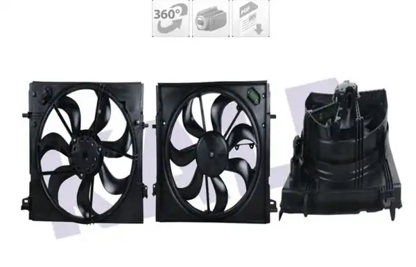 KALE 353770 | Fan Motoru Davlumbazlı Nissan Qashqai II X Traıl Renault Kadjar 1 2 1 5 1 6 dCi 14