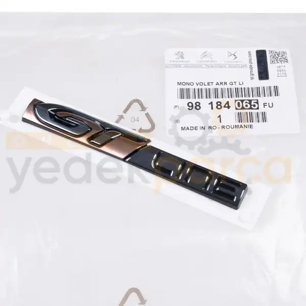 Psa 98184065fu Peugeot 3008 P84e Gtline Yazı Orijinal