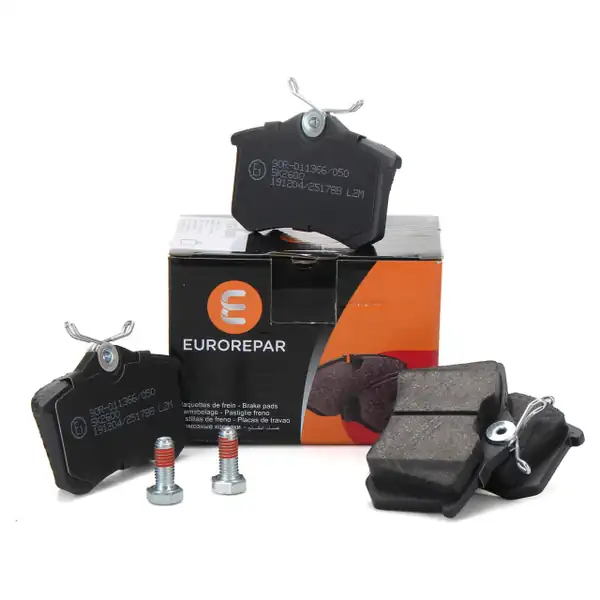 Eurorepar 1619790680 Arka Fren Balata Takımı Citroen C3 2009 2015 207 307 308 C4 Ds3