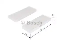BOSCH 1987435033 | Peugeot 301 / Citroen C-Elysee 1.2 VTI-1.6 HDI Polen Filtresi (2012- / Euro5)