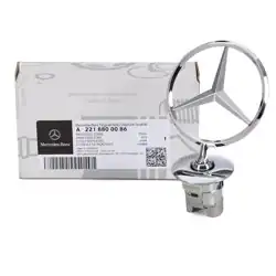MERCEDES-BENZ A2218800086 | S Serisi W221 Ön Kaput Yıldızı Komple (Arma) Orijinal