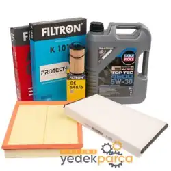 Opel Astra H 1.6 Benzinli (A16XER-Z16XER) Filtron Periyodik Bakım Seti  - Liqui Moly 4600 5W30 5 LT Motor Yağlı 2007-2013