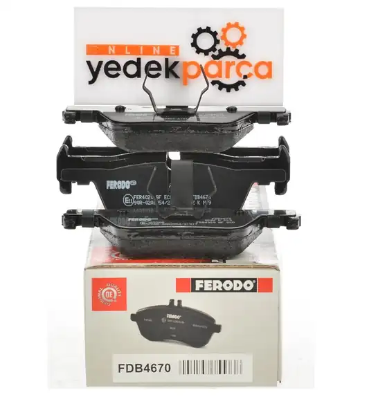 FERODO FDB4670 | Arka Fren Balata Takımı Bmw F20 F22 F30 F32 F36 Gran Coupe 218i 428i 12764