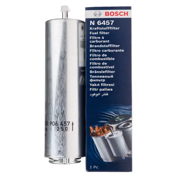 BOSCH 0450906457 | BMW E60 Kasa 520d, E81 E87 F10 X3 E83, N47 M47n2 M57 N57, 05-17 Mazot Filtresi