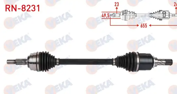 Veka RN 8231 Renault Clio V 1 0 Tce B7mt Sol Aks Komple 2019