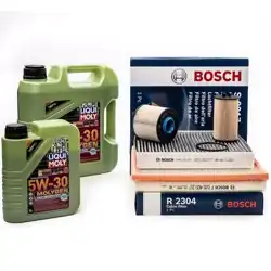 Opel Astra J 1.6 Dizel Periyodik Filtre Seti Bosch Filtreli / Liqui Moly 5W30 DPF Molygen New Generation 4+1 LT
