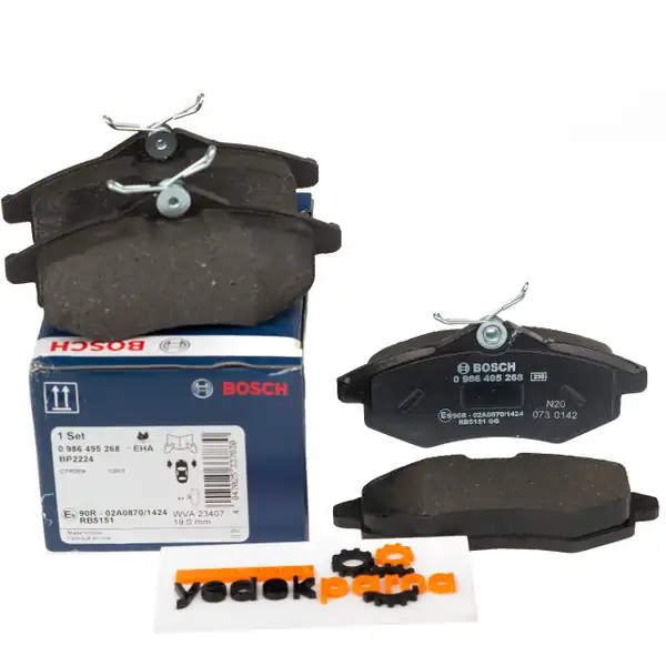 Bosch 0986495268 Citroen C2 C3 Ön Disk Balata Ön 1 Adet