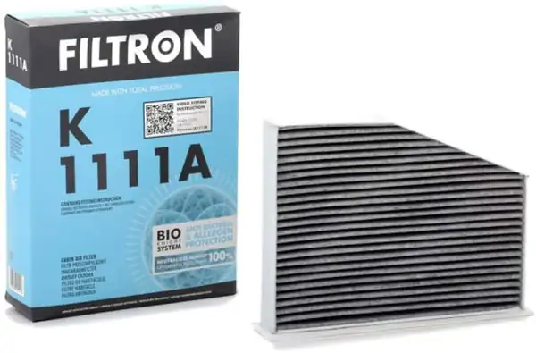 FILTRON K1111A | VW Jetta Golf V VI Passat Caddy Touran Karbonlu Polen Filtresi Audi A3 Q3 Seat Leon Skoda Octavia 1k1819653