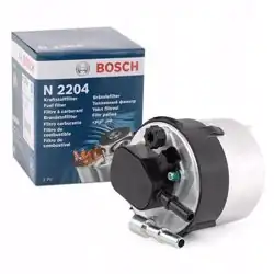 BOSCH F026402204 | Ford Focus 2004-2008 1.6 TDCI Mazot Filtresi + C-Max 07-10, Fiesta VI, Volvo S40/V50/C30/S60/S80/V70