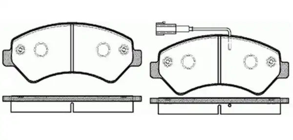 MGA 55526 | Ön Fren Balata Fiat Ducato Peugeot Boxer Citroen Jumper Karsan Jest 12 06 2 3 Dizel