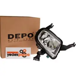 DEPO 550-2008R-UE | Peugeot 306 Sağ Oval Sis Farı Sis Lambası 97-00