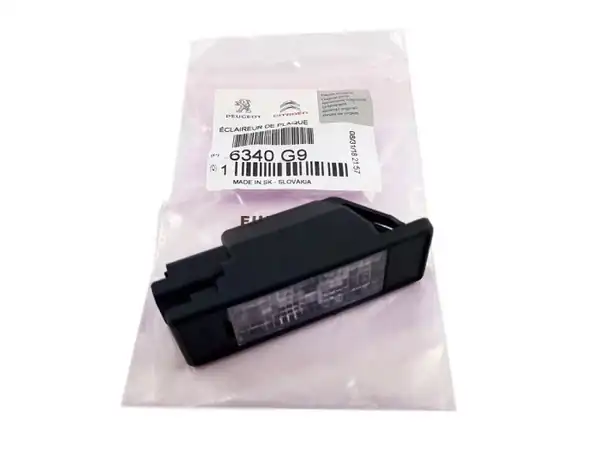 Psa 6340 G9 Citroen C2 2003 2009 Plaka Lambası Orijinal