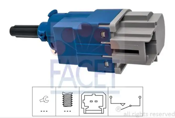 FACET 7-1291 | Debriyaj Pedal Müşürü Renault Clio IV Lodgy Logan Trafic III