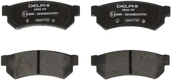DELPHI LP2502 | Arka Fren Balatası Chevrolet Lacetti Nubira 05 12 1 4 1 6 1 8 2 0
